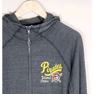 Pittsburgh Pirates Soft as a Grape Hoodie Womens Size Small Lightweight